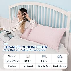 HOMFINE Cooling Pillowcases Standard Size - Double