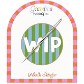 Aspen Lane Magnetic Needle Minder Needlepoint Accessory (WIP) | Cross Stitch &amp; Embroidery, Cute Enamel Needle Holder, Strong Magnet for Secure Needle Storage, Sewing