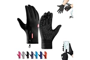 Ultimate Waterproof & Windproof Thermal Non-Slip Gloves – Winter Touchscreen Gloves for Men and Women, Ideal for Cycling, Run