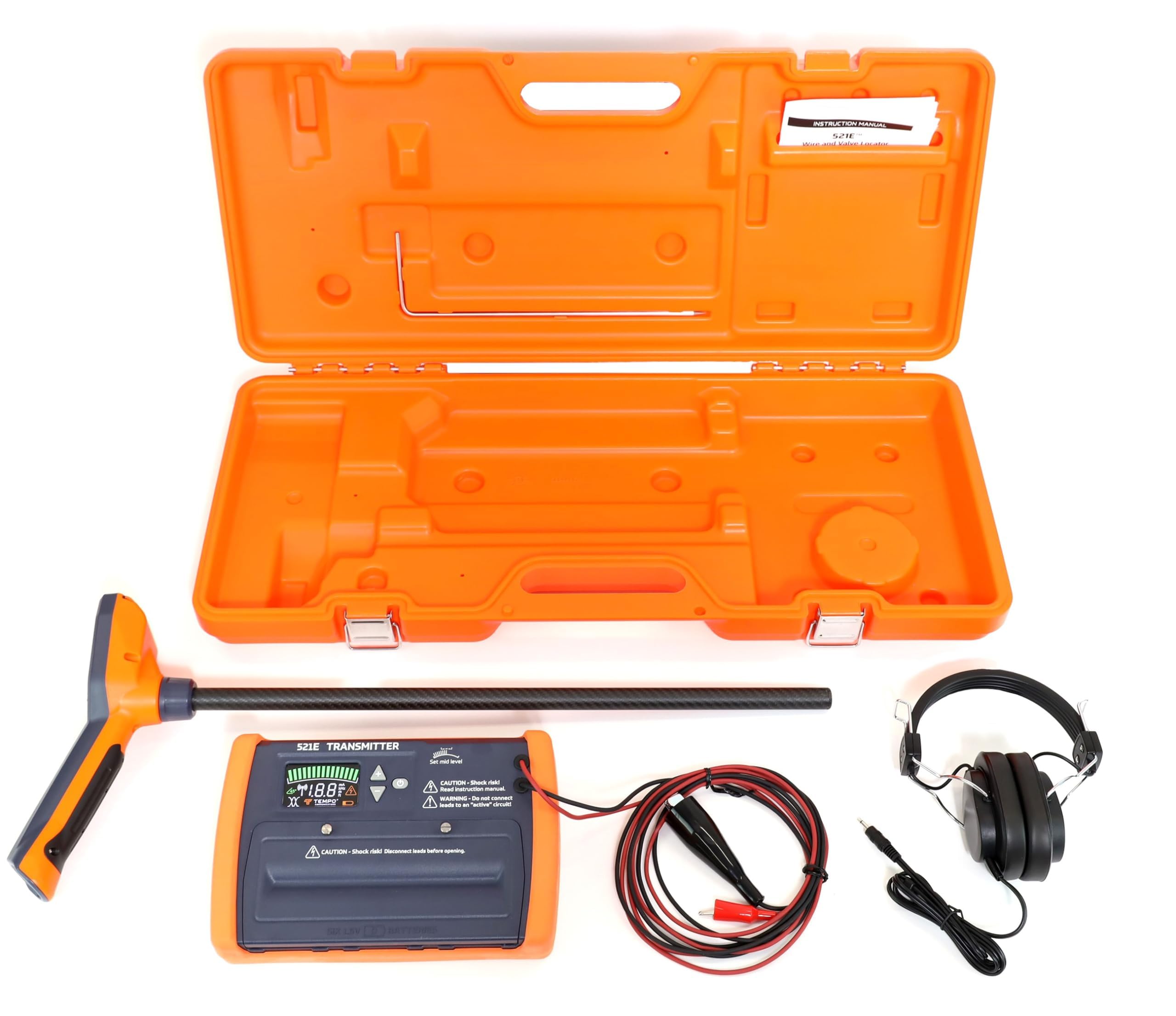 TEMPO Communications 521E Wire and Sprinkler Valve Locator Tool, Irrigation Underground Wire Locator, Buried Wire Locator (2025 Model)