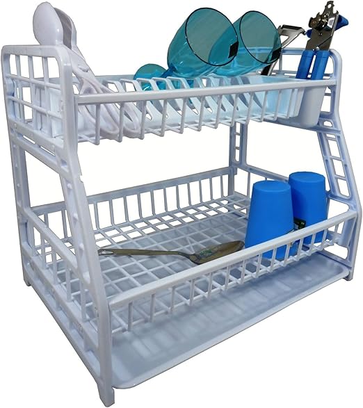 Hobby Life High Quality Double Tier Layer Extra Large Plastic Dish