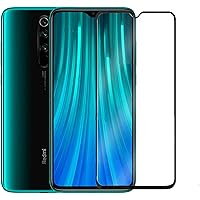 WOW Imagine | Full Edge-to-Edge for Xiaomi Redmi Note 8 Pro Full Glue 5D Full Edge-to-Edge Screen Protection Tempered Glass for Xiaomi Redmi Note 8 Pro - Black