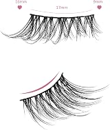 Onlyall Half Lashes Natural 3/4 Black Band C18 9-16mm Corner Lashes view 3