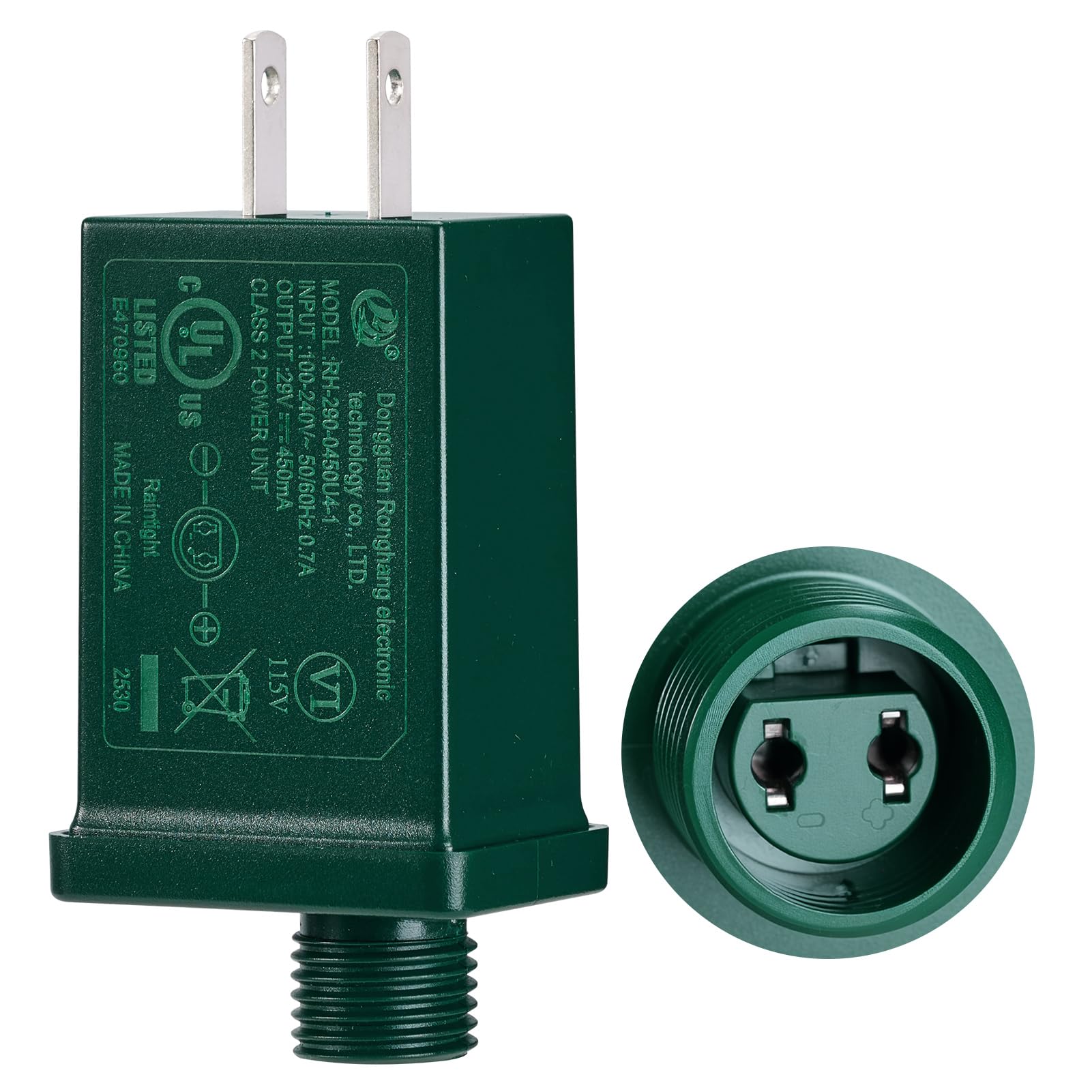 Photo 1 of 13W29V LED Power Supply,UL Certification LED Transformer Replacement Class 2 Power Supply,IP44 Low Voltage Transformer US Christmas Tree Plug Adapter for Led String Lights