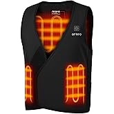 ORORO Adjustable Heated Vest Liner for Men Women, Lightweight Electric Heated Liner Vest with Battery