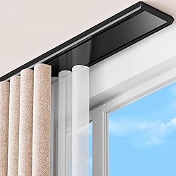 KUZRZNH Double Row Curtain Track Ceiling