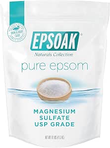 Epsoak Epsom Salt 10lbs Magnesium Sulfate USP (10 lb. Bulk Bag)
