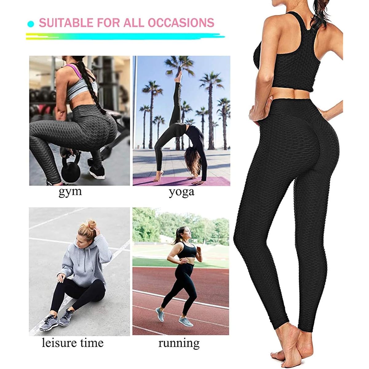 Finance TIK TOK Leggings Shorts Butt 