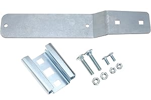 DERIDI Slow Moving Vehicle Triangle Sign Mounting Kit for Golf Cart Includes 1 Tractor Bracket 1 Street Sign Bracket 4 Bolts and 4 Nuts