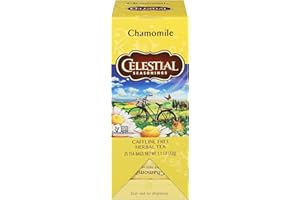 Celestial Seasonings Caffeine Free Chamomile Herbal Tea, 25 Tea Bags