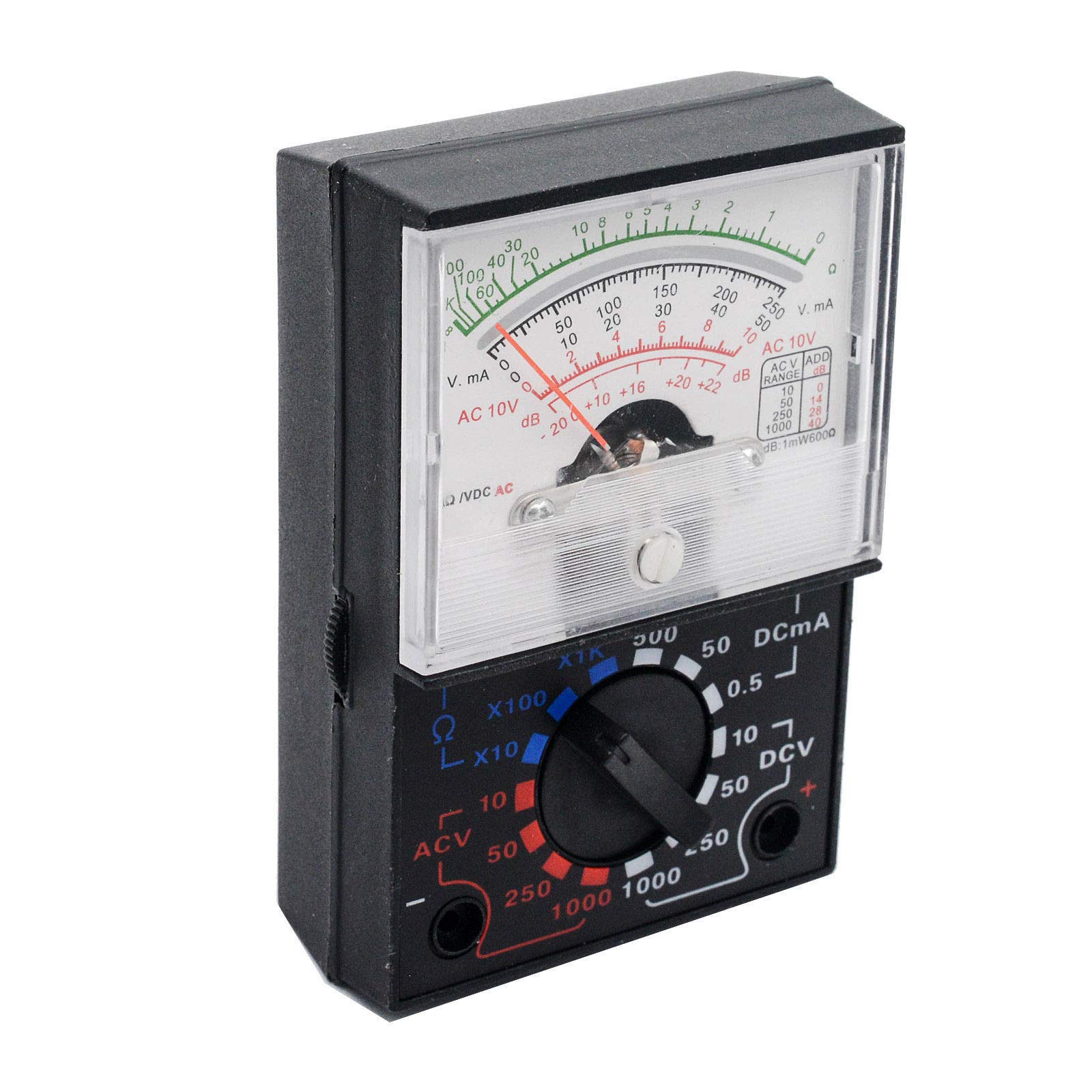 BE-Tool Analogue Multimeter Voltimeter Electrical Continuity Tester YX 1000A AC DC Current Resistance Measuring Meter