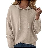 Cashmere Sweaters for Women Crewneck Hooded Sweater Lightweight Pullover Merino Wool Fall Winter Tops