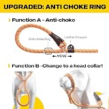 Fida Slip-on Dog Lead 1.8m Reflective Training No Collar Required view 3