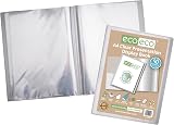 eco-eco A4 40 Page Clear Presentation Display Book 50% Recycled view 2