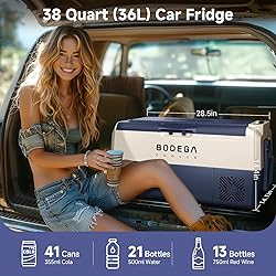 BODEGACOOLER 12 Volt Car Refrigerator