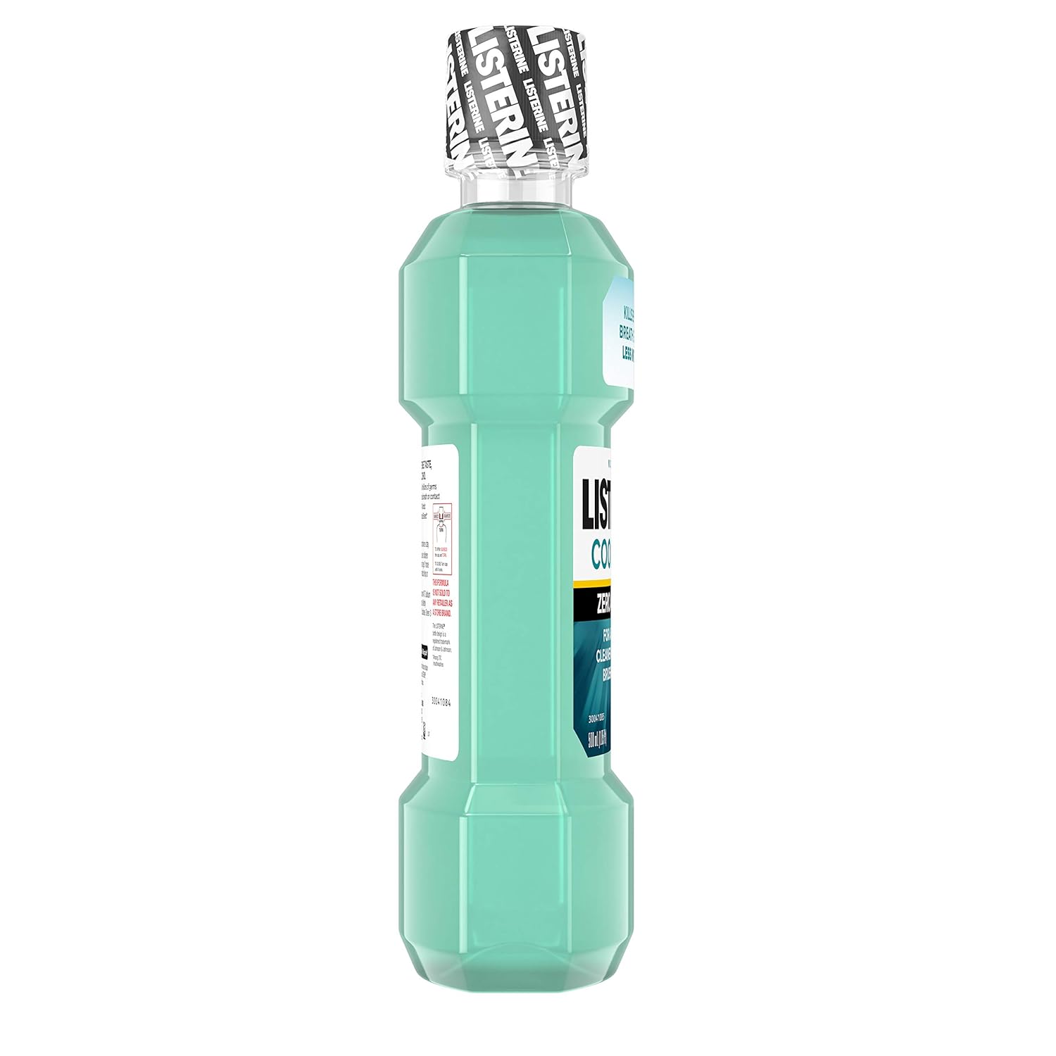 Listerine Zero Cool Mint Mouthwash For Fresh Breath And To Kill Bad Breath Germs, 500 ml : Beauty