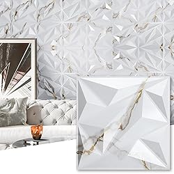 Art3dwallpanels 33 Pack 3D Wall Panel Diamond for