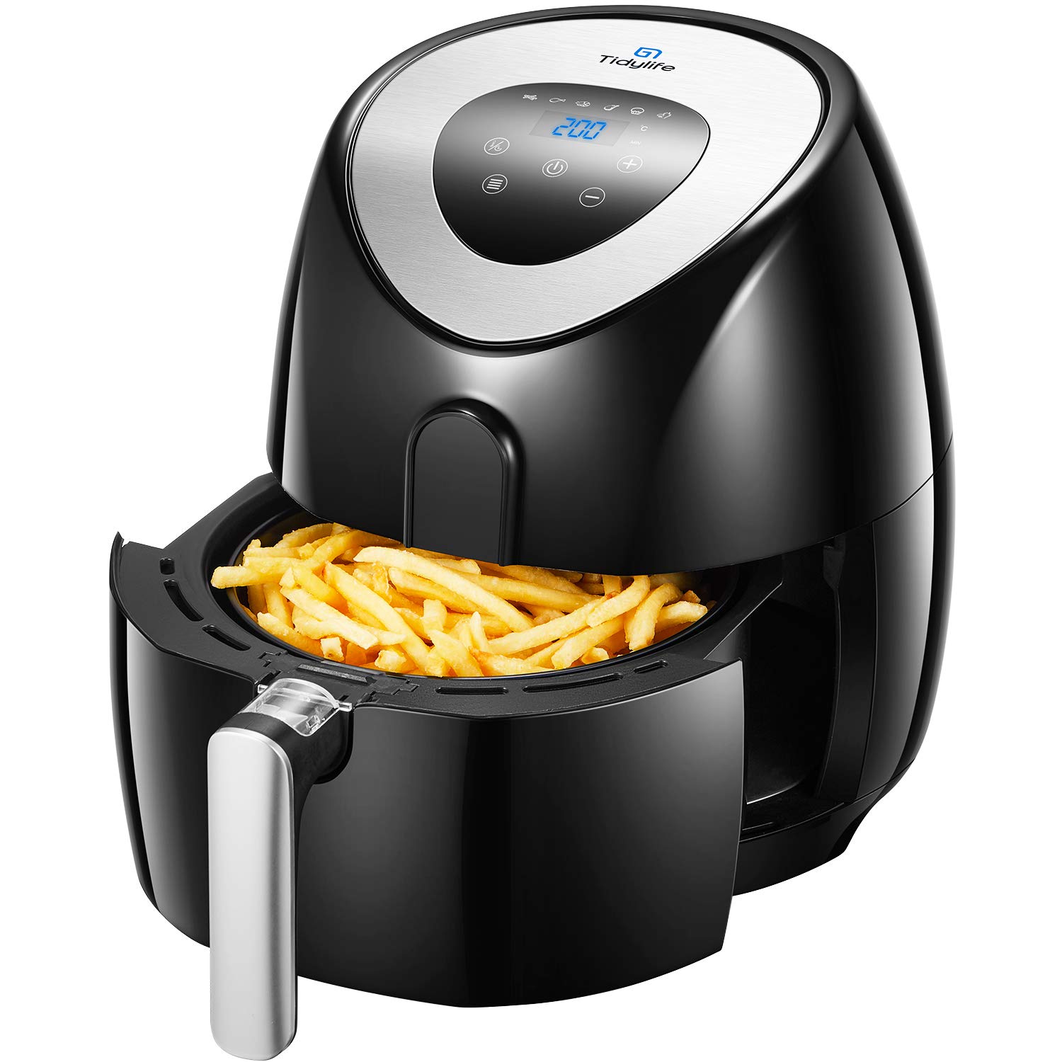 Tidylife 4.5 QT Air Fryer, 1500W 8 in 1 Cooking Oilless XL