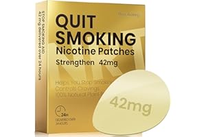 BIOVIKOTING Quit Smoking Patches 42mg, Nicotine Patches Step 1, Stop Smoking Aids That Work, Anti Smoking Stickers, Delivered Over 24 Hours Transdermal System Patches, 14 Count