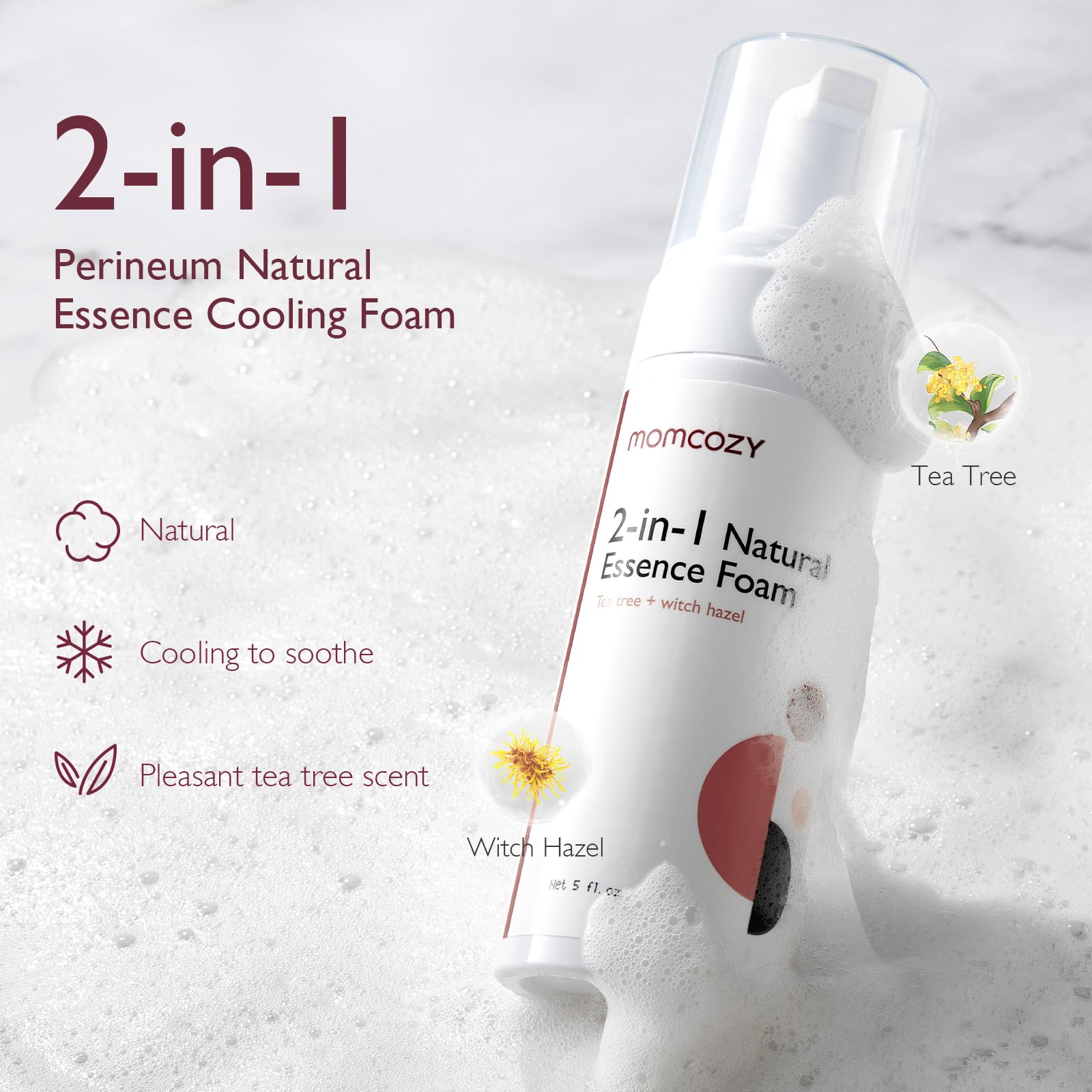 Momcozy Pregnancy Pillows for Sleeping Postpartum Recovery Essentials Kit, U Shaped Full Body Maternity Pillow, 57 Inch Pregnancy Pillow, Labor Delivery Mom Care Kit