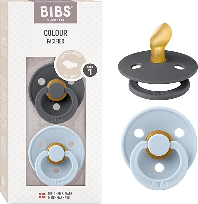 BIBS Colour Anatomical 2-Pack Pacifier Orthodontic Nipple 0-6 Months Denmark