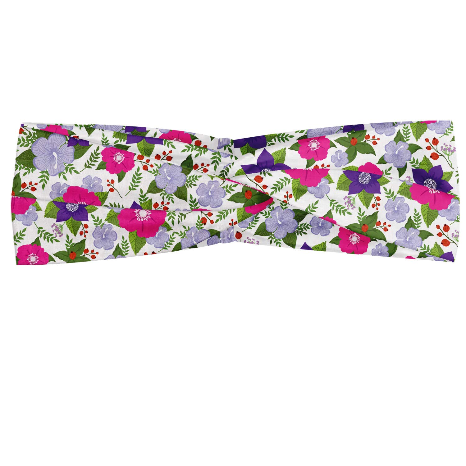 Lunarable Flower Headband, Summer Blooms Vibrant Daisy