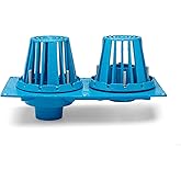 Zurn RD2130-NH3-CI - Combination Roof Drain and Overflow with 3" No-Hub Outlet