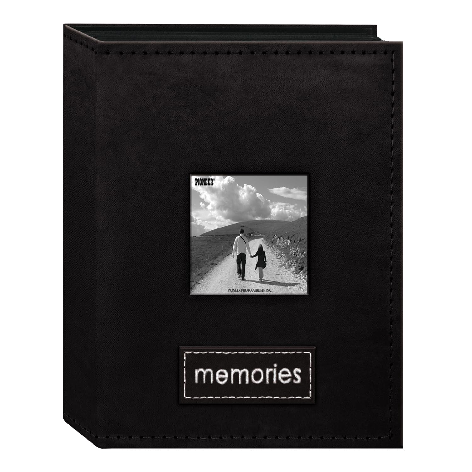 Pioneer Photo Albums PTCH-100 Black Photo Albums, 6.125inchesx5.125inchesx2.125inches