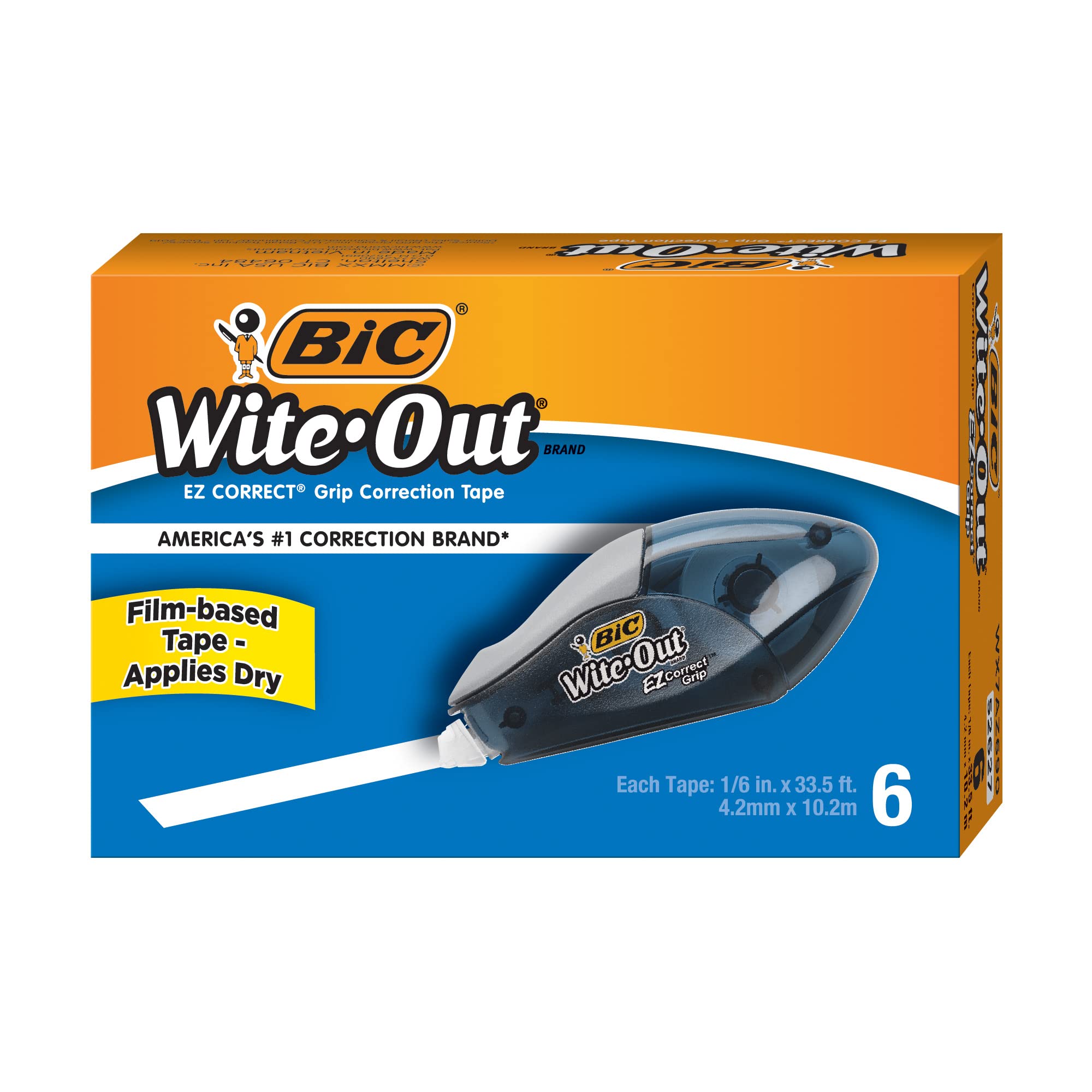 BIC Wite-Out Brand EZ Correct Grip Correction