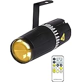 LED pinspot Stage Light,SENLAN 6W Double White/Cool White&Warm White pinspot by RF Controller