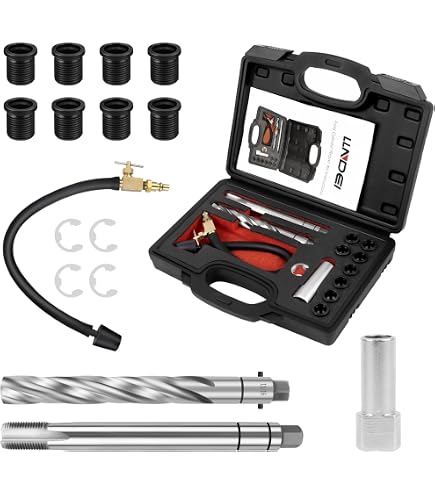 OEMTOOLS 25604 Gewinde-Reparatur-Set – 5/40,6 Cm, Edelstahl-Einsätze, Für Metall & Kunststoff