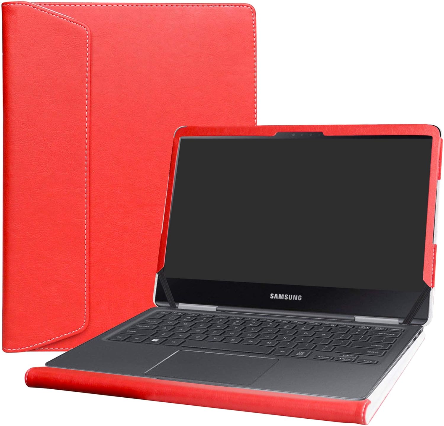 Alapmk Protective Case Cover for 13.3" Samsung Notebook 9 Pro 13 NP940X3M NP940X3N Laptop(Note:Not Fit Samsung Notebook 9 Pro NP930MBE 2019/Notebook 9/Notebook 9 Spin/Notebook 9 Pen),Red