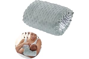 MABOZOO Arm Pillow for Feeding Baby,Flower Print Cozy Cradle Arm Pillow Soft Cotton Bottle Feeding Pillows for Newborn,Double-Sided Available