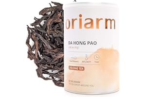 Oriarm Da Hong Pao Oolong Tea Loose Leaf 80g / 2.82oz Tin Can - Fujian Wuyi Rock Tea Dahongpao Big Red Robe - Wulong Chinese 