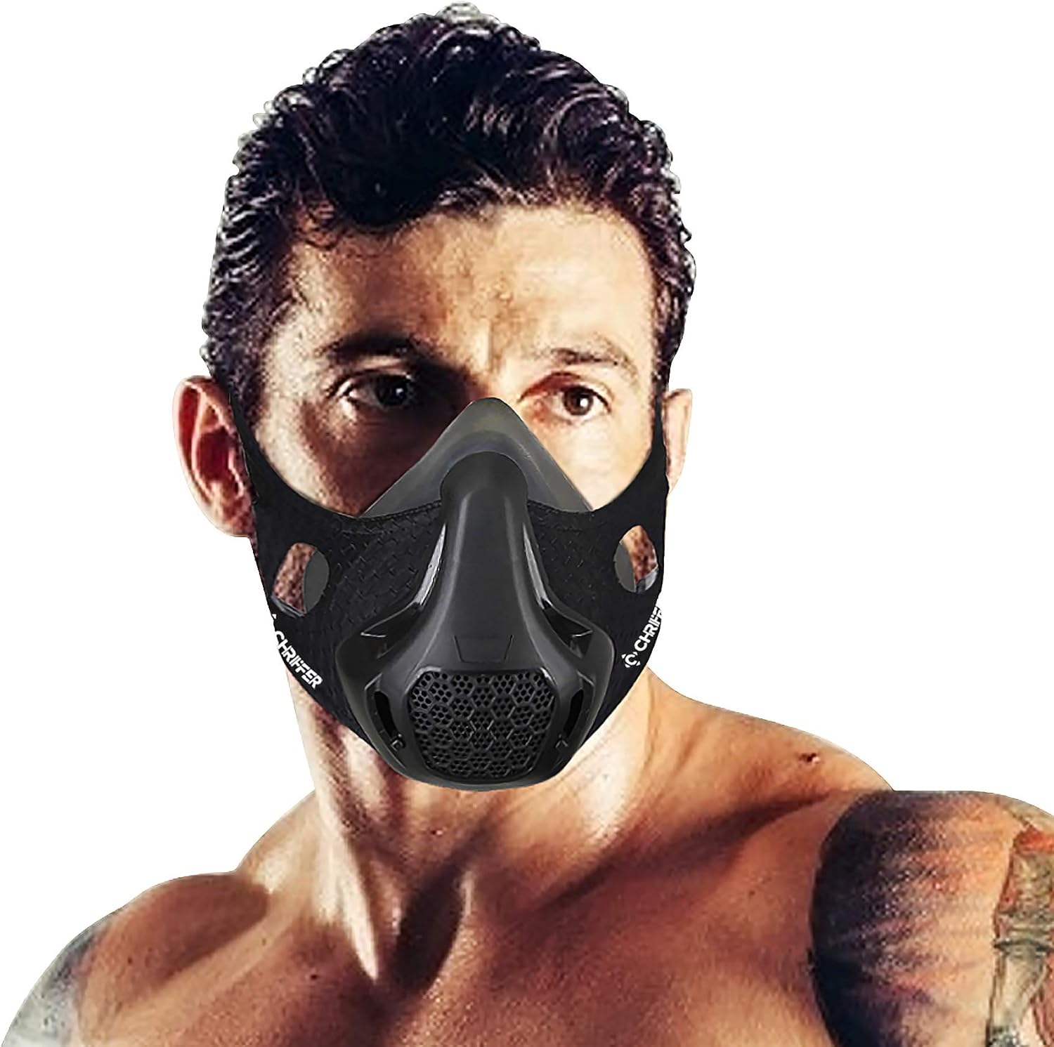 Chriffer Workout Mask with 48 Breathing Resistance Levels : Sports & Outdoors