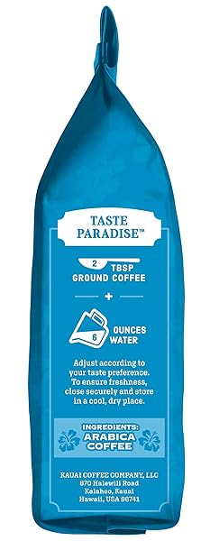 KAUAI COFFEE WHOLE BEAN COFFEE – SMOOTH, NON-BITTER PURE ARABICA – LIGHT FLORAL NOTES & BRIGHT AROMA – GROWN ON HAWAII’S LARGEST COFFEE FARM – KOLOA ESTATE MEDIUM ROAST, 1 PACK OF 10OZ