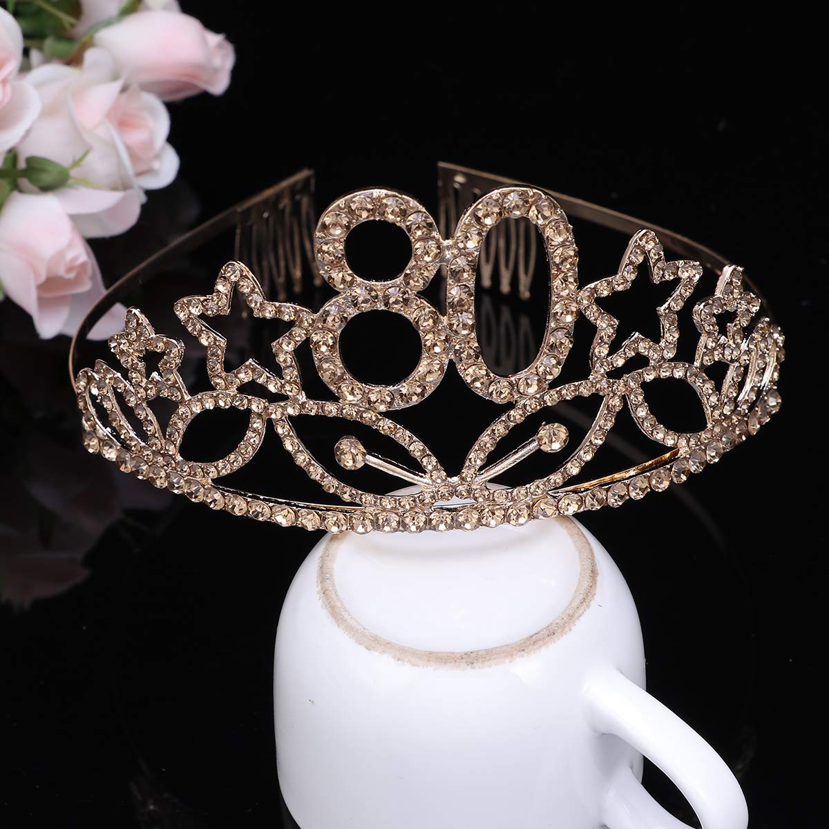 Tiara Corona Di Cristallo - Per Compleanni E Feste Da Regina - Foto 9