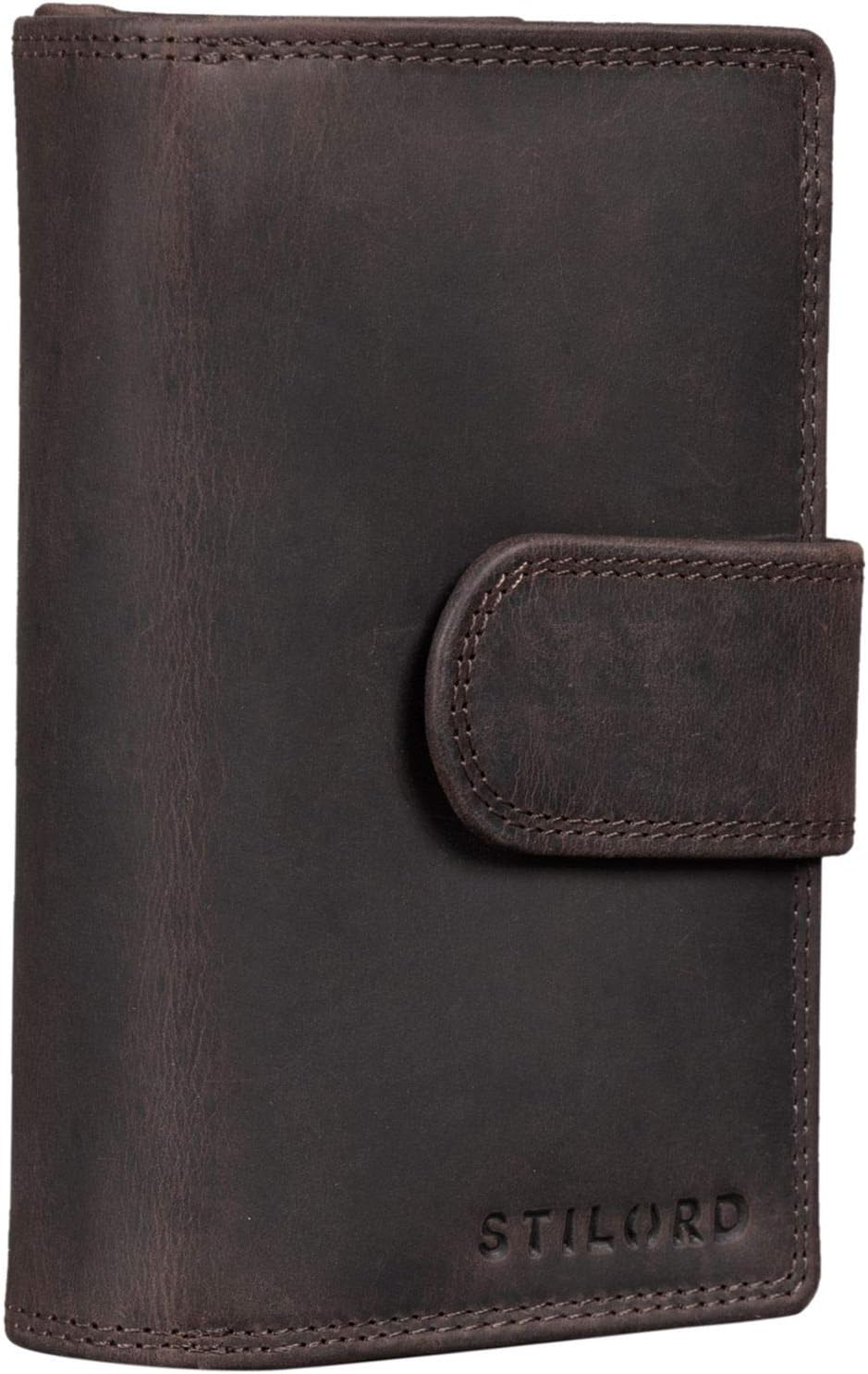 STILORD 'Tilda' Ladies RFID Leather Purse Vintage Wallet Large Credit Card Holder with Zipper Womens Coin Purse Genuine Leather - Image 5