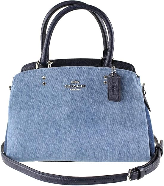 coach denim sutton crossbody