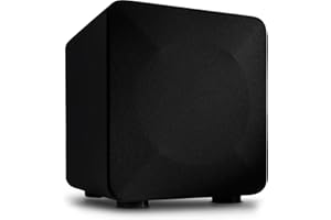 Audioengine S6 210W Compact Powered Mini Subwoofer- Powerful Bass in a Small Package - Great for Desktops, Apartments, Offices and Gaming Setups