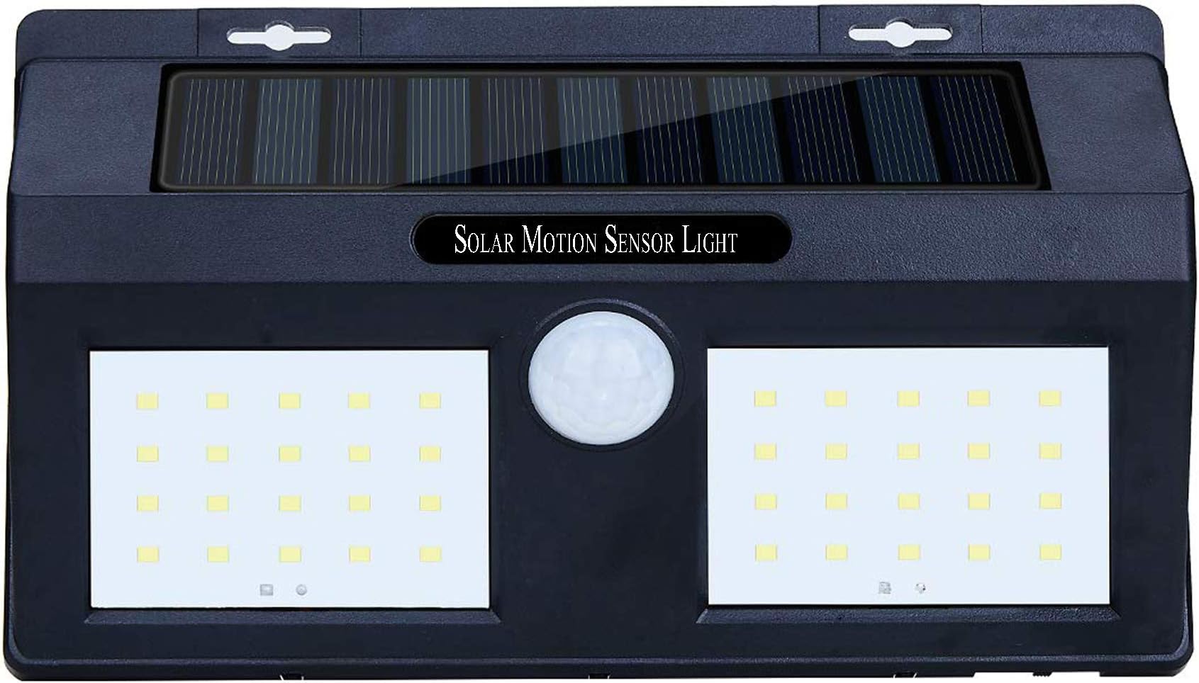 US1984 2020 Solar Powered Led Wall Light 40 LED Motion Sensor Street Lights with Upgraded Solar Panel, Best Lighting for Wall, Patio, Garden, Landscape, Deck, Shed, Lawn
