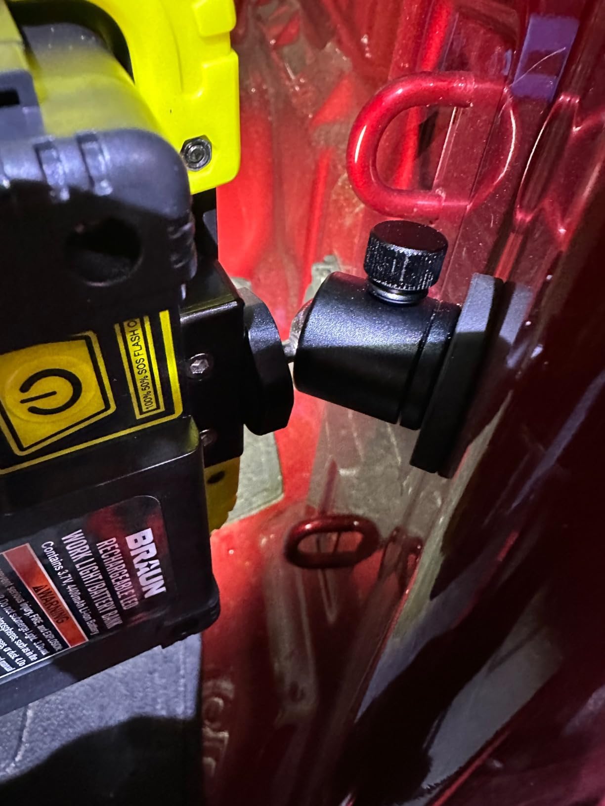 ULIBERMAGNET 24lb Magnetic Camera Mount with Mini Ball Head, Super Strong Rubber Coated Neodymium Magnet, 1/4''-20 Male Thread Stud for Security Camera