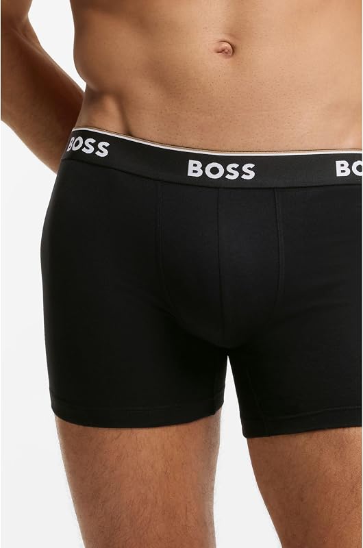 Boxer Brief 3P CO/EL Caleçon Boxeur, Open Grey61, M (Lot de 3) Homme