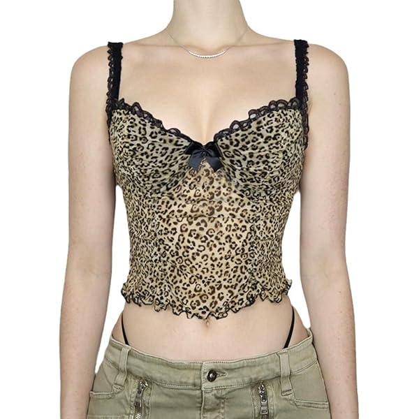 Slinky Leopard Print Spaghetti Strap Bodycon Dress