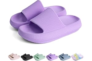 FJWYSANGU Kids Cloud Slides丨Boys Girls Bathroom Shower Sandals丨Open Toe Thick Sole Slip on Slippers丨Summer Non-slip Beach Pool Shoes