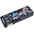 Pop Up Multifunction Pencil Case for Boys(NO LOCK), Cute Cartoon Pen Box Organizer Stationery with Sharpener, Schedule, Whiteboard, School Supplies, Best Birthday Gifts for Kids Teens-Black