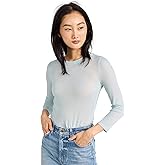 Vince Womens 3/4 Sleeve Crew