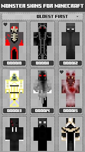 Monster Skins For Minecraft Pe Browse Hundreds Of The Best Monster Skins And Apply Your Favorite Ones To Your Minecraft Character For Free Amazon Com Appstore For Android