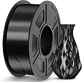 JAYO Silk PLA Filament 1.75mm Black 1.1KG, Metal-Like Shiny 3D Printer Filament Dimensional Accuracy +/- 0.02mm, 1.1kg Spool(2.4lbs), Fits for Most FDM 3D Printers