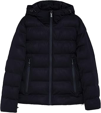 Zara Men Hooded Puffer Jacket 8281 460 800 At Amazon Men S